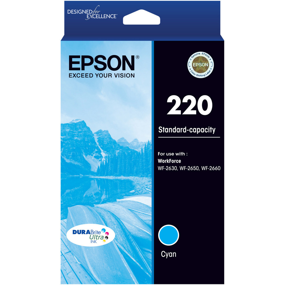 Epson 220 DURABrite Ultra Ink Cartridge Cyan
