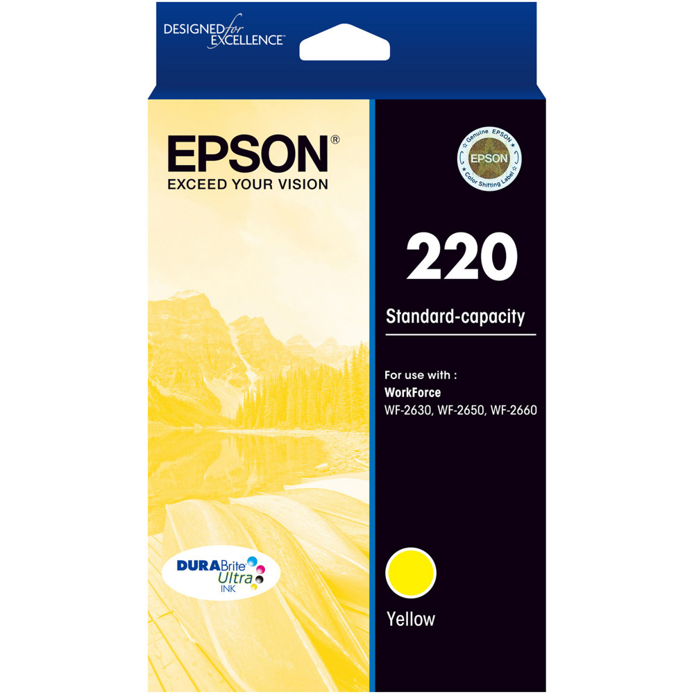 Epson 220 DURABrite Ultra Ink Cartridge Yellow