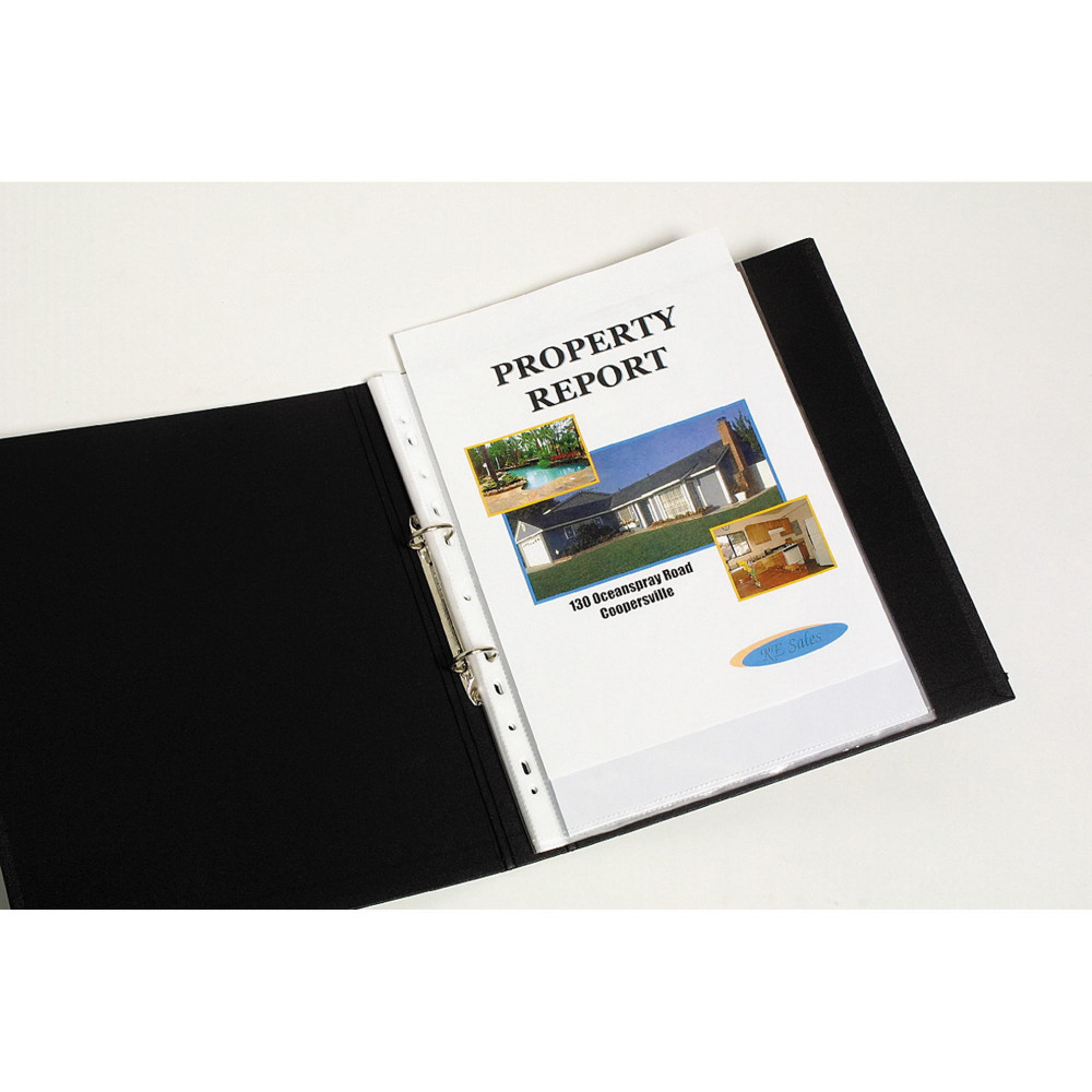 Marbig Sheet Protectors A4 Economy Low Glare Box Of 100