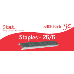 Stat Staples Size 26/6 Box of 5000