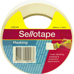 Sellotape Masking Tape 48mmx50m Beige
