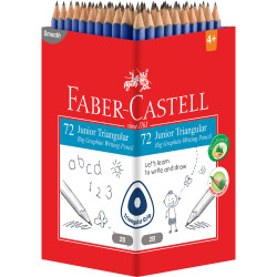 Faber-Castell 2001 Eco Grip Pencil Triangular Junior Grip 2B