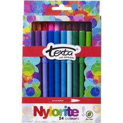 Texta Nylorite Colouring Marker Assorted Pack Of 24