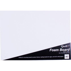 Quill Foam Board A3 White