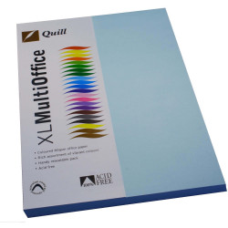 Quill Colour Copy Paper A4 80gsm Powder Blue Pack of 100