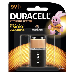 Duracell Coppertop Battery 9V Carded