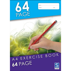 Sovereign Exercise Book A4 8mm Ruled 64 Page