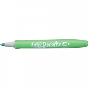Artline Decorite Markers 1.0mm Bullet Metallic Green Box of 12