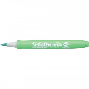 Artline Decorite Brush Markers Metallic Green Box of 12