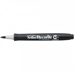 Artline Decorite Brush Markers Standard Black Box of 12