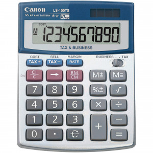 Canon LS-100TS Desktop Calculator 10 Digit